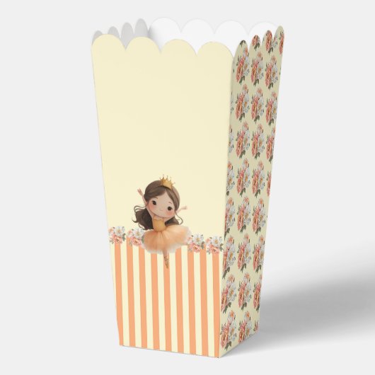 Orange Little Princess Ball Favor Box フェイバーボックス (正面)