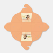 Orange Little Princess Ball Favor Box フェイバーボックス (折り畳みなし)