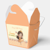 Orange Little Princess Ball Favor Box フェイバーボックス (オープン)