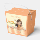 Orange Little Princess Ball Favor Box フェイバーボックス (裏面サイド)