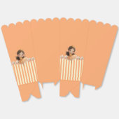 Orange Little Princess Ball Favor Box フェイバーボックス (見開き)