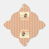 Orange Little Princess Ball Favor Box フェイバーボックス (折り畳みなし)