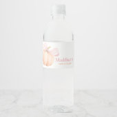 Orange Little Pumpkin Baby Shower ペットボトルラベル (正面)