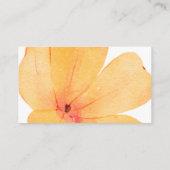 Orange Little Wildflower On the Way Diaper Raffle エンクロージャーカード (裏面)