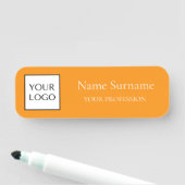 Orange Logo Promotional 名札 (インサイチュ)