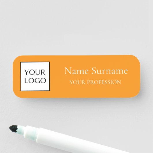 Orange Logo Promotional 名札 (インサイチュ)