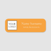 Orange Logo Promotional 名札 (正面)