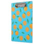 Orange Love, Notizbuch mit sommerlichem Motiv クリップボード (左)