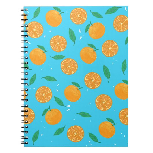 Orange Love, Notizbuch mit sommerlichem Motiv ノートブック (正面)