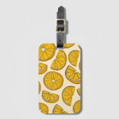 Orange Luggage Tag ラゲッジタグ (正面縦)
