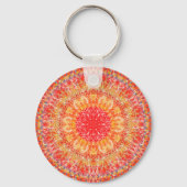 Orange Mandala key ring キーホルダー (裏面)