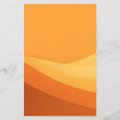 Orange Modern Retro Groovy Price List チラシ (裏面)