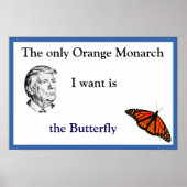 Orange Monarch Poster ポスター (正面)