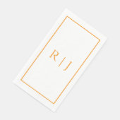 Orange Monogram Spring Summer Elegant Wedding (コーナー)