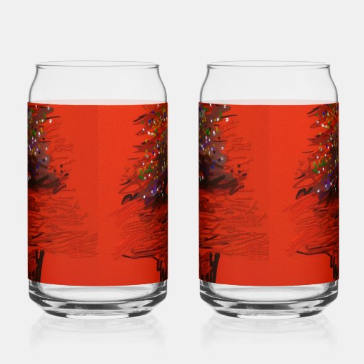 Orange Moon Landscape ガラス缶 (左)