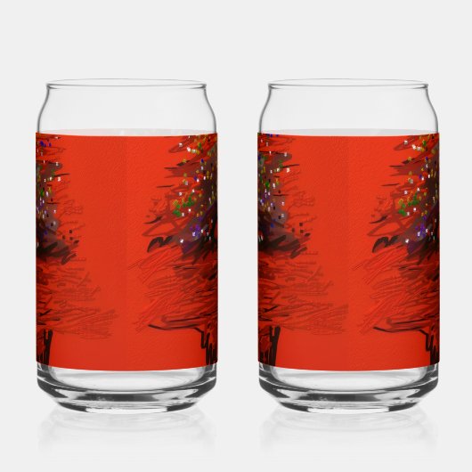 Orange Moon Landscape ガラス缶 (右)