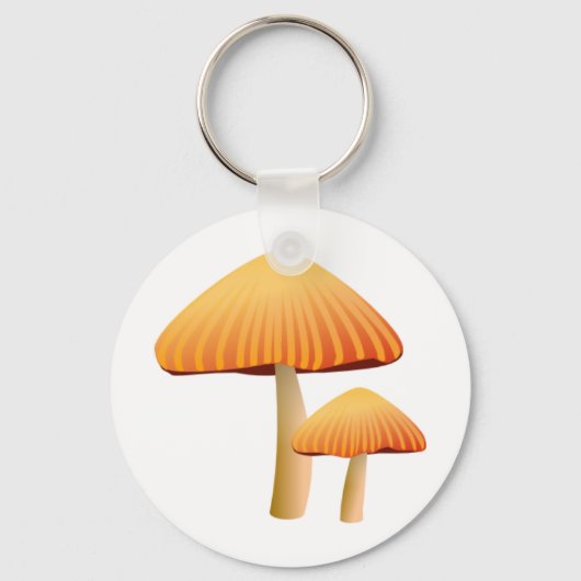 Orange Mushrooms キーホルダー (正面)