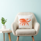 Orange Octopus  クッション (椅子)
