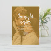 Orange Photo Rehearsal Dinner 招待状 (スタンド正面)