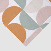 Orange Pink Green Modern Geometric Decoupage 薄葉紙 (詳細)