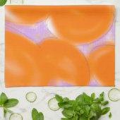 orange　pink　kitchentowel キッチンタオル (折り畳み)