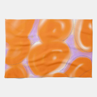 orange　pink　kitchentowel キッチンタオル