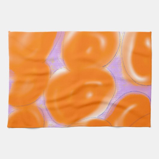 orange　pink　kitchentowel キッチンタオル (横)