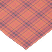 Orange Plaid テーブルクロス (アングル)