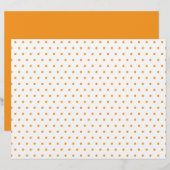 Orange Polka Dots Preppy Crafts Multi Use (正面/裏面)
