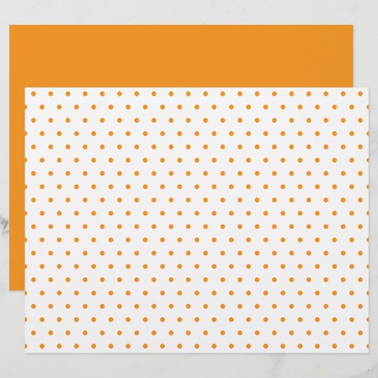 Orange Polka Dots Preppy Crafts Multi Use (正面/裏面)