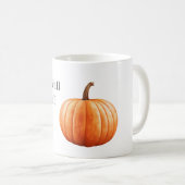 Orange Pumpkin コーヒーマグカップ (正面右)