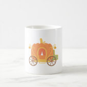 Orange Pumpkin Princess Carriage コーヒーマグカップ (中央)