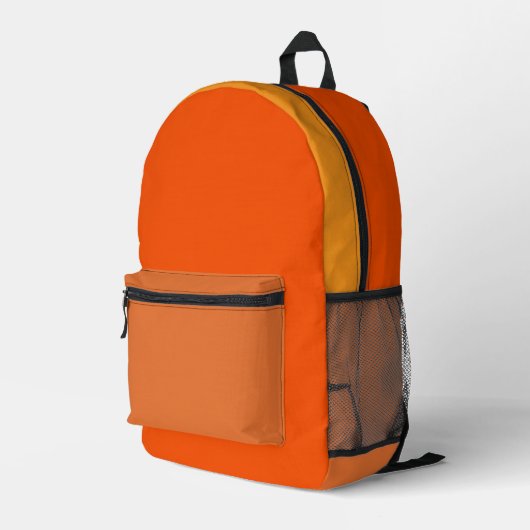 Orange Pumpkin Spice Backpack  プリントバックパック (裏面右端)