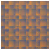 Orange Purple Checker Abstract Pattern ファブリック (見本)