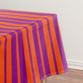 Orange Purple Stylish Stripes Pattern Design  テーブルクロス