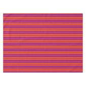 Orange Purple Stylish Stripes Pattern Design テーブルクロス (正面(横))