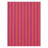 Orange Purple Stylish Stripes Pattern Design テーブルクロス (正面)