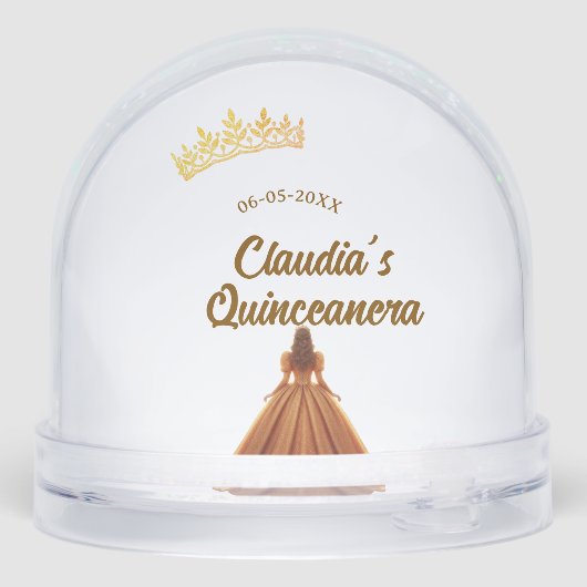 Orange quinceanera princess crown birthday name da (裏面)