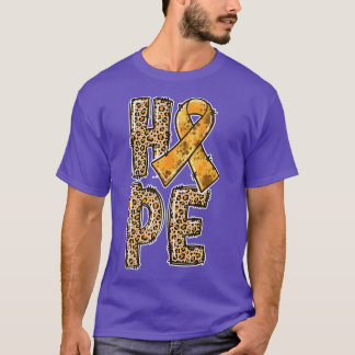 Orange Ribbon Leopard Print HOPE ADHD Survivors 11 Tシャツ