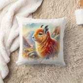 Orange Rock Viscacha 270824AREF117 - Watercolor クッション (ブランケット)