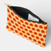 Orange Rose Seamless Pattern Pouch アクセサリーポーチ (見開き)