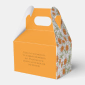Orange Rose Wedding フェイバーボックス (裏面サイド)