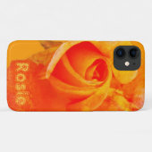 Orange Rose & Your Name Phone  Case-Mate iPhoneケース (裏面(横))