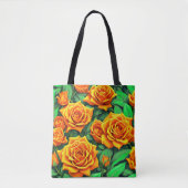 Orange Roses Tote Bag トートバッグ (正面)