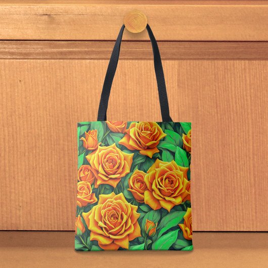 Orange Roses Tote Bag トートバッグ