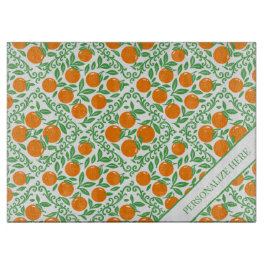 Orange Rustic Farmhouse French Country カッティングボード