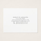 Orange Sakura Blossom Hairclip Barrette Display (裏面)