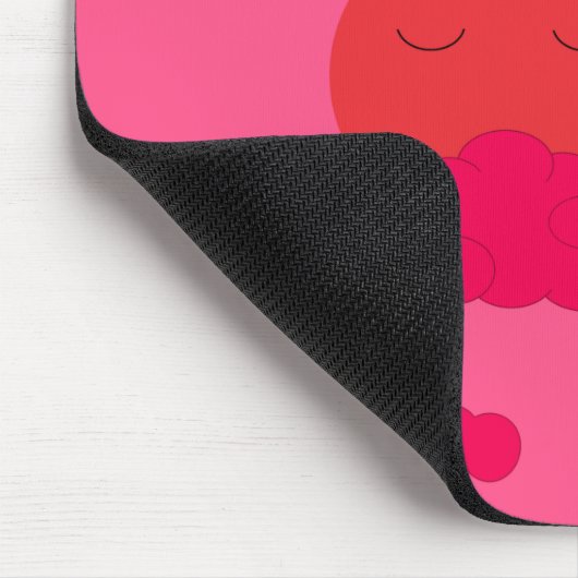 Orange Setting Sun in Red Sky:  マウスパッド (コーナー)