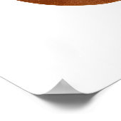 Orange Shapes Art Print Layered Rounded Forms ポスター (角)