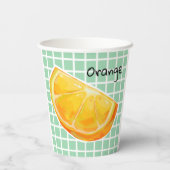 Orange, sinaasappel  紙コップ (裏面)